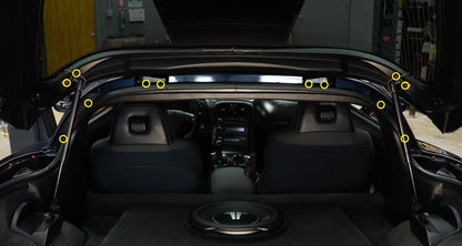 Titanium Hardware Trunk Kit - Chevrolet Corvette C6 (2005-2013)