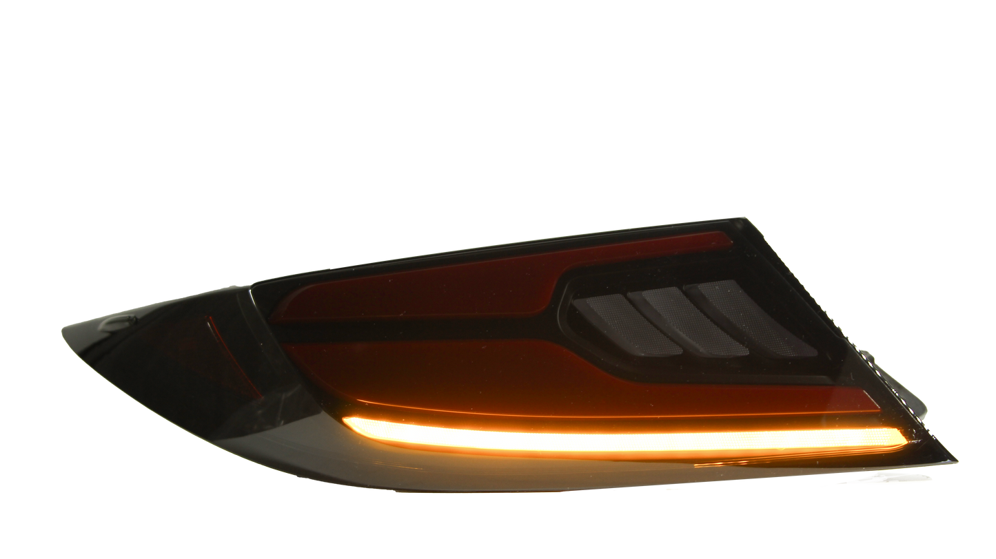 OLM Raiden LED Taillights (Clear Lens/Red Bar) - 2022+ GR86 / BRZ