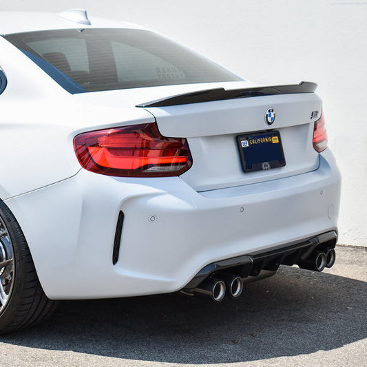 BMW F87 M2 & F22 CS Style Trunk Spoiler - Carbon Fiber - Graveyard Performance