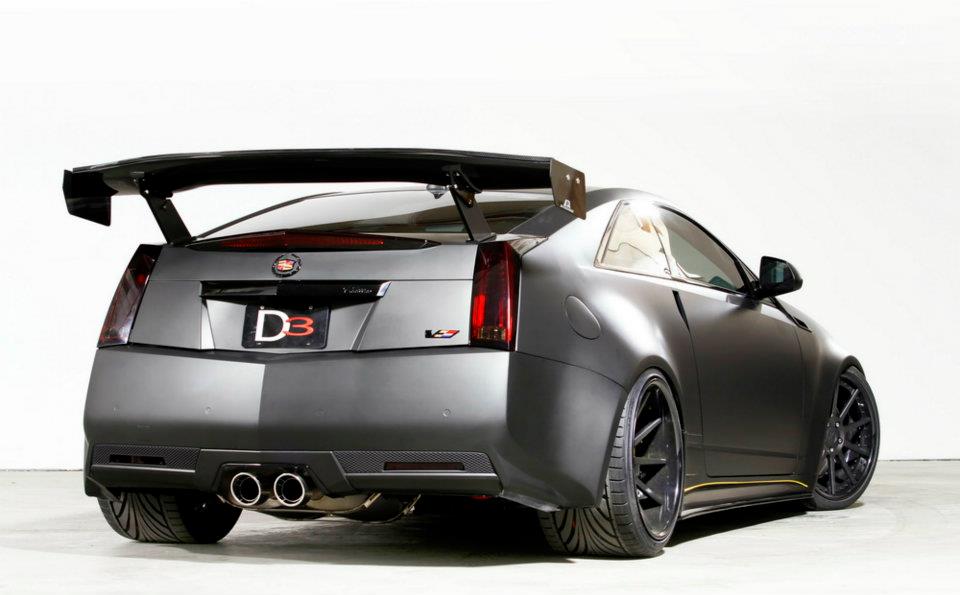 APR Performance Cadillac CTS-V Coupe GTC500 Carbon Fiber Adjustable Wing 2011-2015