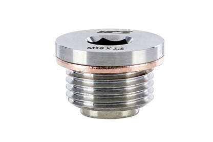 Replacement Copper Washer for HPS Stainless Steel Magnetic Oil Drain Plug Bolt M18 x 1.5 - 10pcs Pack