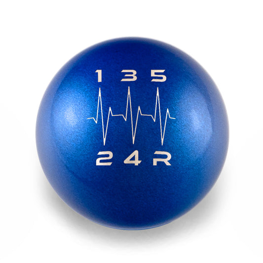 Billetworkz Weighted Shift Knob -  5-Speed Heartbeat Engraving for Subaru