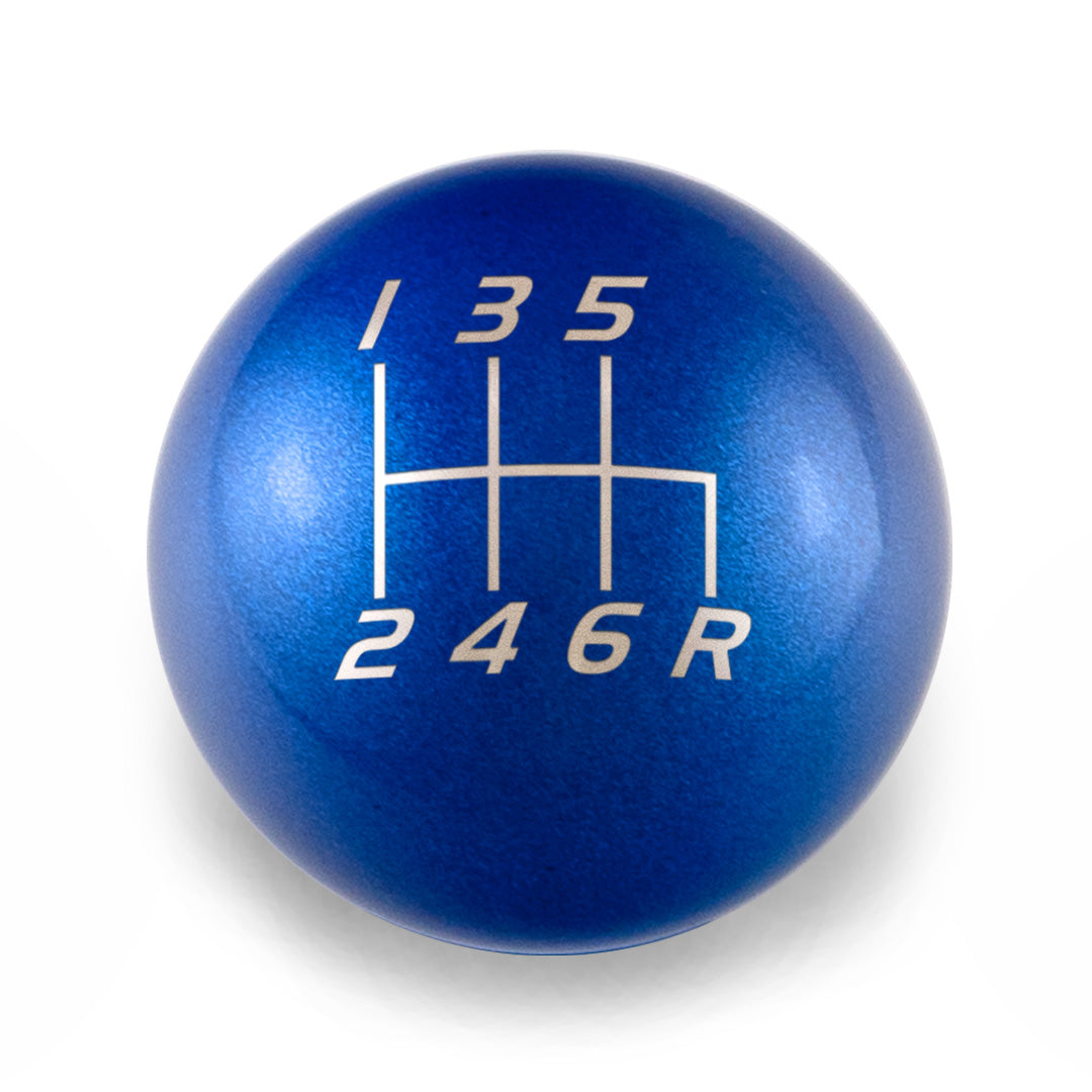 Billetworkz Weighted Shift Knob - 6-Speed Velocity Engraving for Subaru - Graveyard Performance