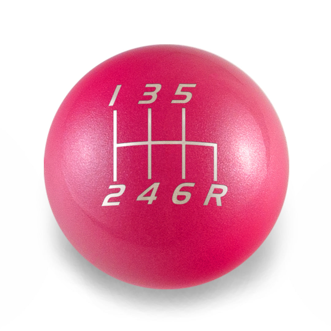Billetworkz Weighted Shift Knob - 6-Speed Velocity Engraving for Subaru - Graveyard Performance