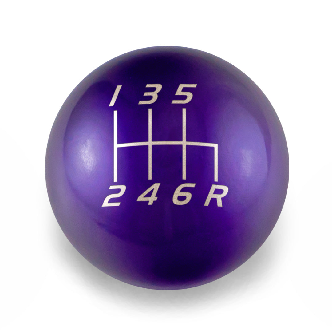 Billetworkz Weighted Shift Knob - 6-Speed Velocity Engraving for Subaru - Graveyard Performance