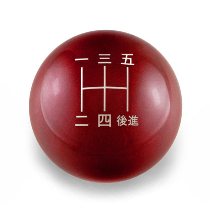 Billetworkz Weighted Shift Knob - 5-Speed Japanese Engraving for Subaru - Graveyard Performance