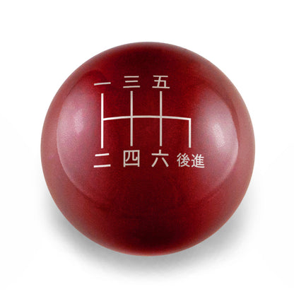 Billetworkz Weighted Shift Knob - 6-Speed Japanese Engraving for Subaru - Graveyard Performance