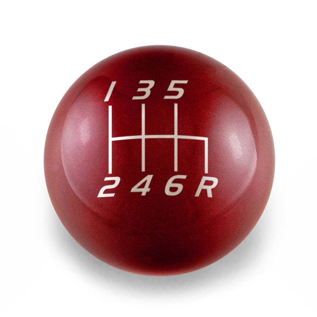 Billetworkz Weighted Shift Knob - 6-Speed Velocity Engraving for Subaru - Graveyard Performance
