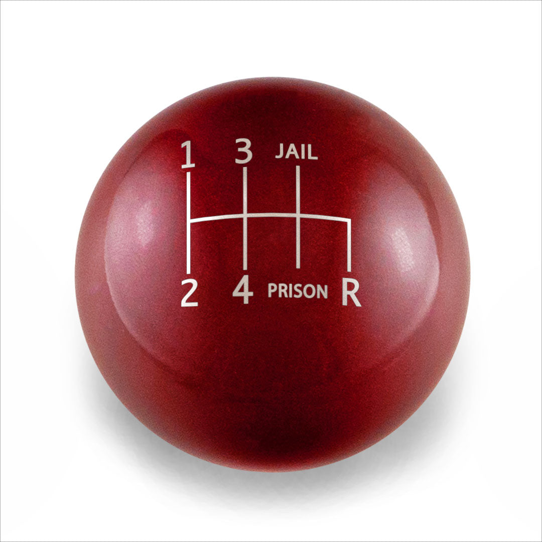 Billetworkz Weighted Shift Knob - 6 Speed Jail-Prison Engraving for Subaru