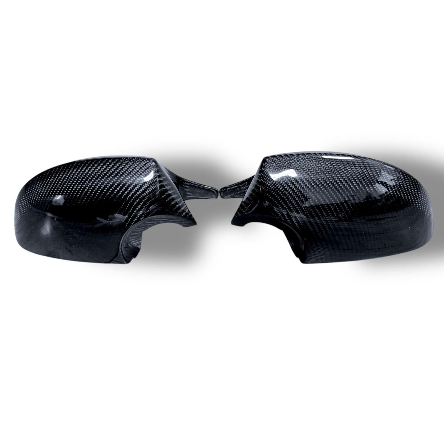 Carbon Fiber M Style Mirror Caps - BMW 2007-2010 PRE-LCI E9X M3 & 2011 E82 1M - Graveyard Performance