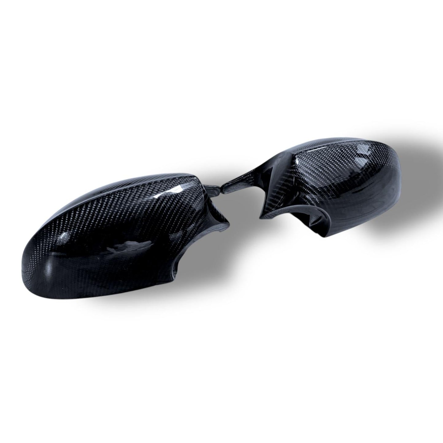 Carbon Fiber M Style Mirror Caps - BMW 2007-2010 PRE-LCI E9X M3 & 2011 E82 1M - Graveyard Performance