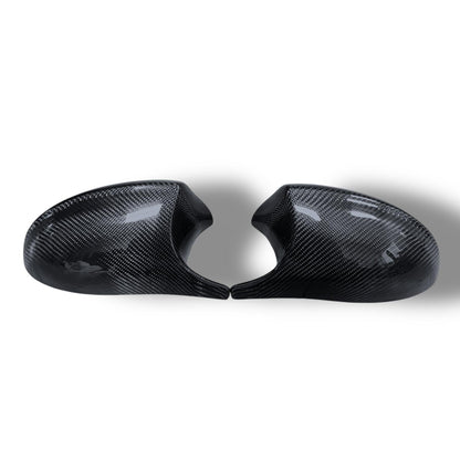 Carbon Fiber M Style Mirror Caps - BMW 2007-2010 PRE-LCI E9X M3 & 2011 E82 1M - Graveyard Performance