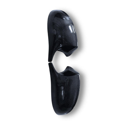 Carbon Fiber M Style Mirror Caps - BMW 2007-2010 PRE-LCI E9X M3 & 2011 E82 1M - Graveyard Performance