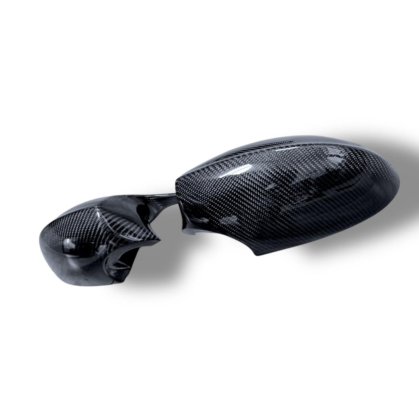 Carbon Fiber M Style Mirror Caps - BMW 2007-2010 PRE-LCI E9X M3 & 2011 E82 1M - Graveyard Performance