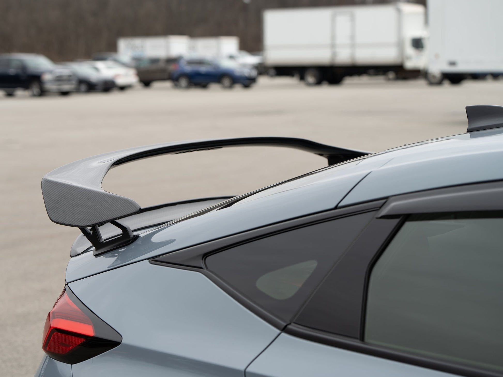 OLM Carbon Fiber Wing Type 1 (Top Only) - 2023-25 Honda Civic Type R - Graveyard Performance