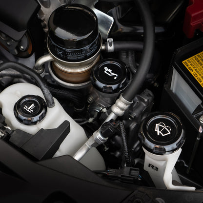 Billetworkz Engine Bay Caps - Subaru Crosstrek 2013+ - Graveyard Performance