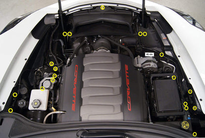 Chevrolet C7 Corvette (2014-2019) Titanium Engine Bay Kit - Graveyard Performance