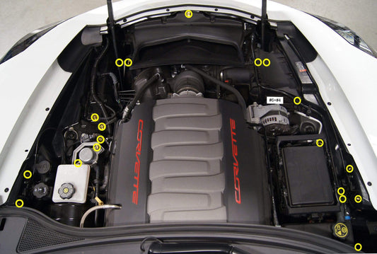 Chevrolet C7 Corvette (2014-2019) Titanium Engine Bay Kit - Graveyard Performance