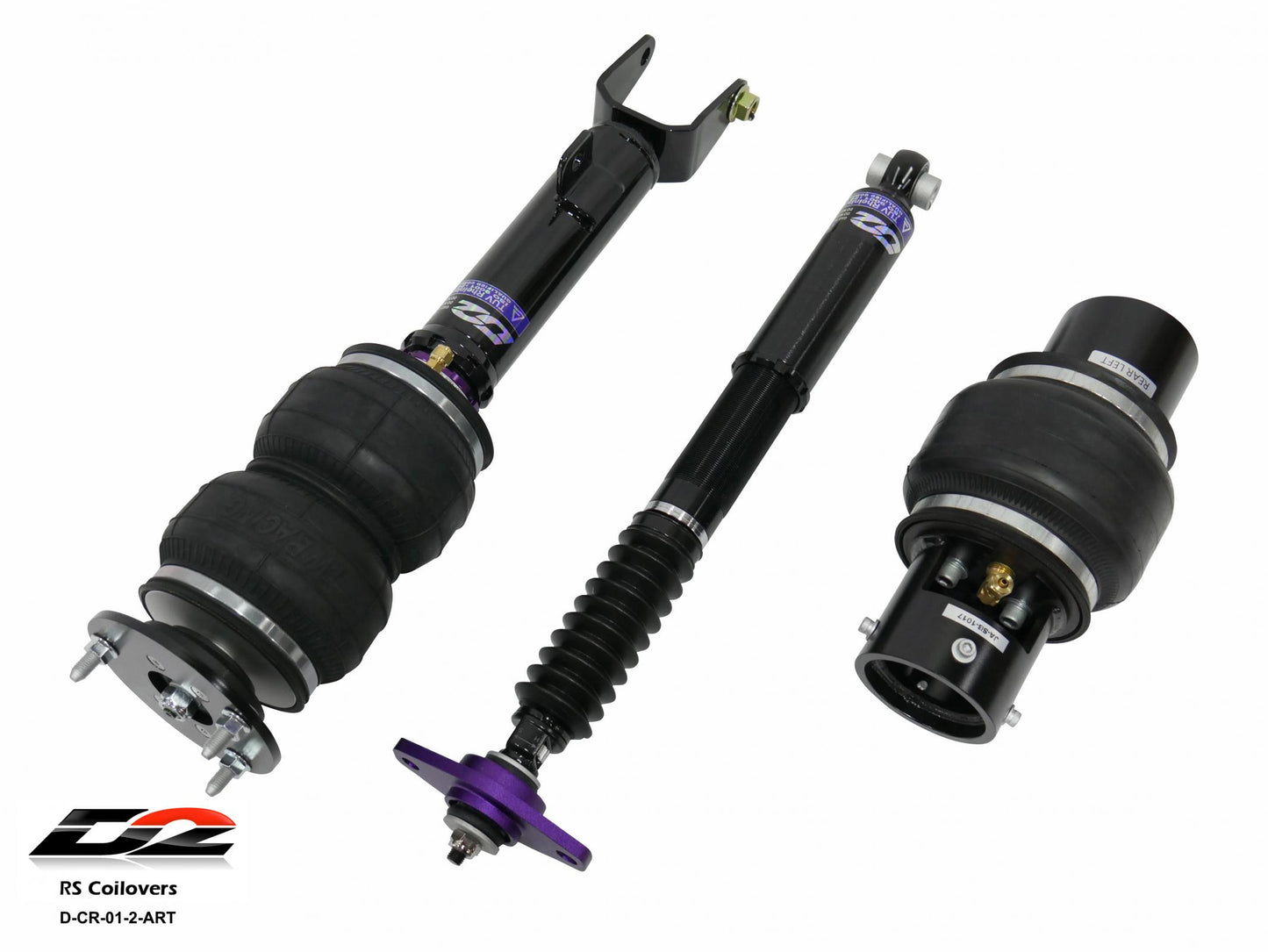D2 Racing Air Struts w/ VERA Evo Bluetooth Management 11+ Chrysler 300 11+ Dodge Charger 11+ Dodge Challenger RWD