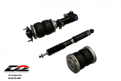 D2 Racing Air Struts w/ VERA Evo Management 12-15 Honda Civic 13-15 Acura ILX FWD - Graveyard Performance