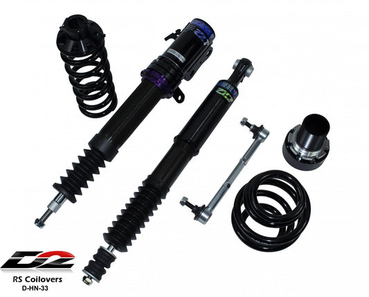 D2 Racing RS Coilovers 07+ Honda Fit 2010+ Honda CRZ
