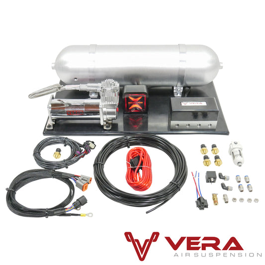 D2 Racing Air Struts w/ VERA AccuAir e+ Connect Pressure 15+ Jaguar XE RWD - Graveyard Performance