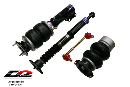 D2 Racing Air Struts w/ VERA Basic Management 11-14 Mazda 2 11+ Ford Fiesta FWD - Graveyard Performance
