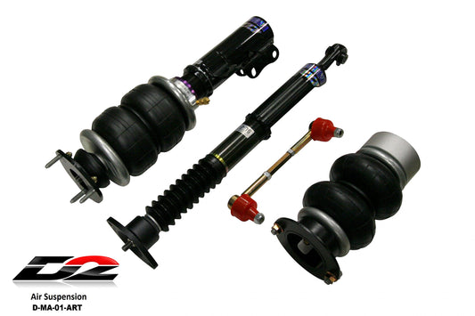 D2 Racing Air Struts w/ VERA Essential Management 11-14 Mazda 2 11+ Ford Fiesta FWD