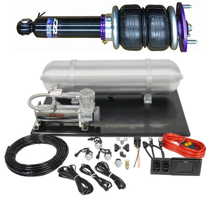 D2 Racing Air Struts w/ VERA Element Management 92-97 Mazda RX-7 - Graveyard Performance
