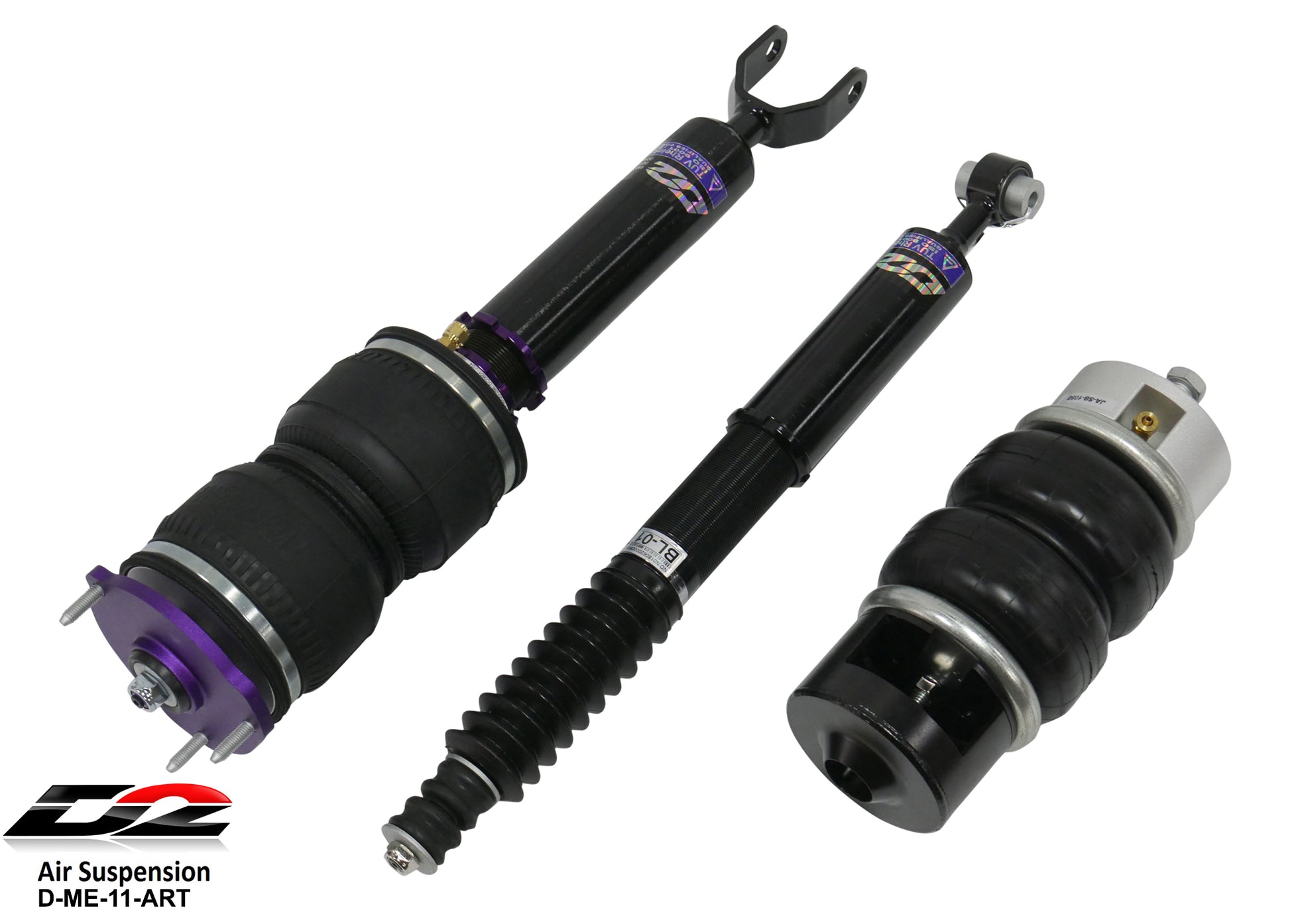 D2 Racing Air Struts 03-09 Mercedes Benz E Class RWD - Graveyard Performance