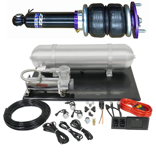 D2 Racing Air Struts w/ VERA Element Management 93-01 Nissan Altima - Graveyard Performance