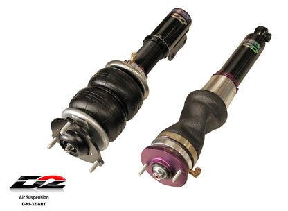 D2 Racing Air Struts w/ VERA Evo Bluetooth Management 89-94 Nissan 240SX - Graveyard Performance