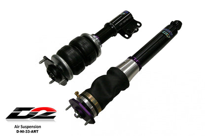 D2 Racing Air Struts w/ VERA Basic Management 95-98 Nissan 240SX - Graveyard Performance
