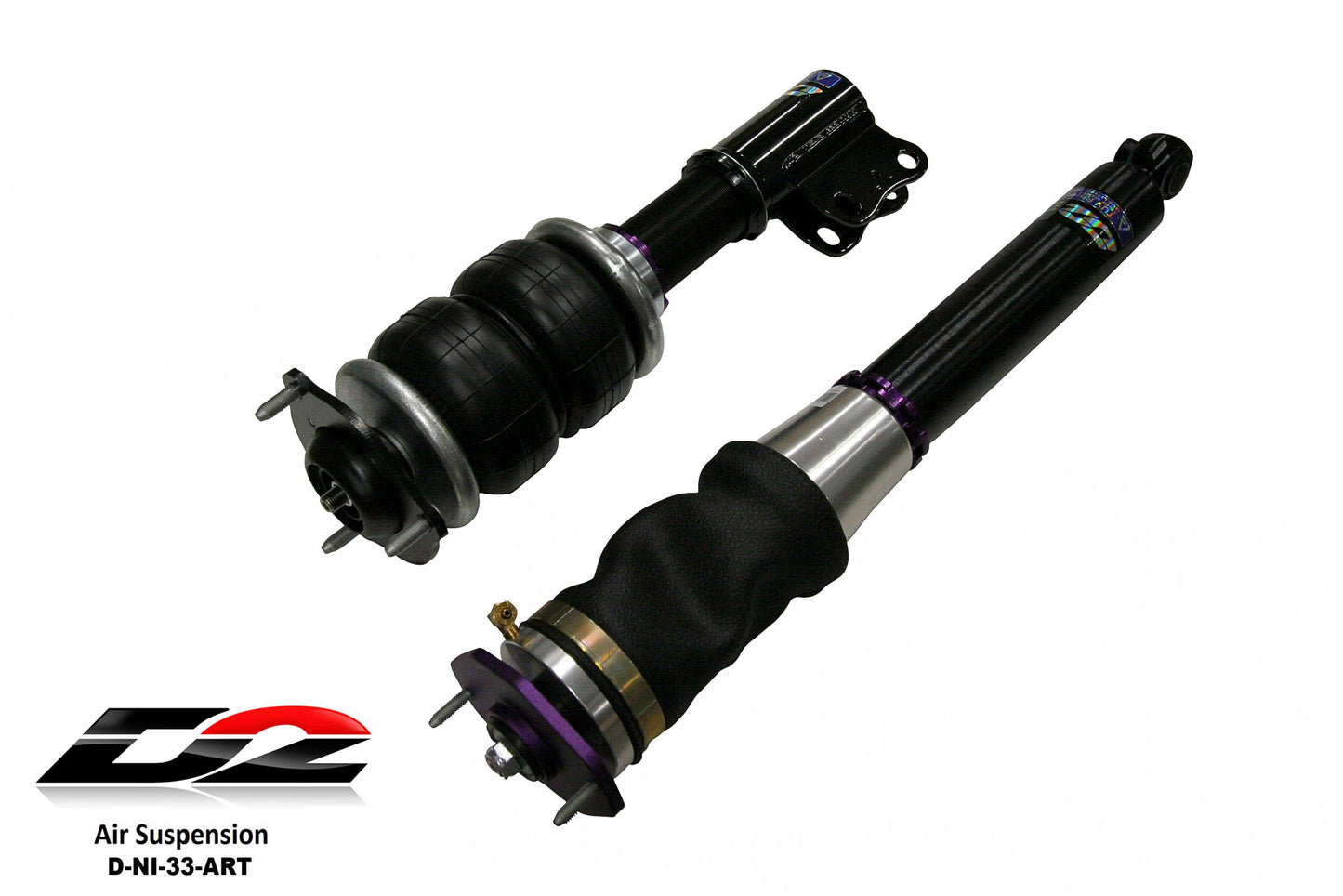 D2 Racing Air Struts w/ VERA Essential Management 95-98 Nissan 240SX - Graveyard Performance