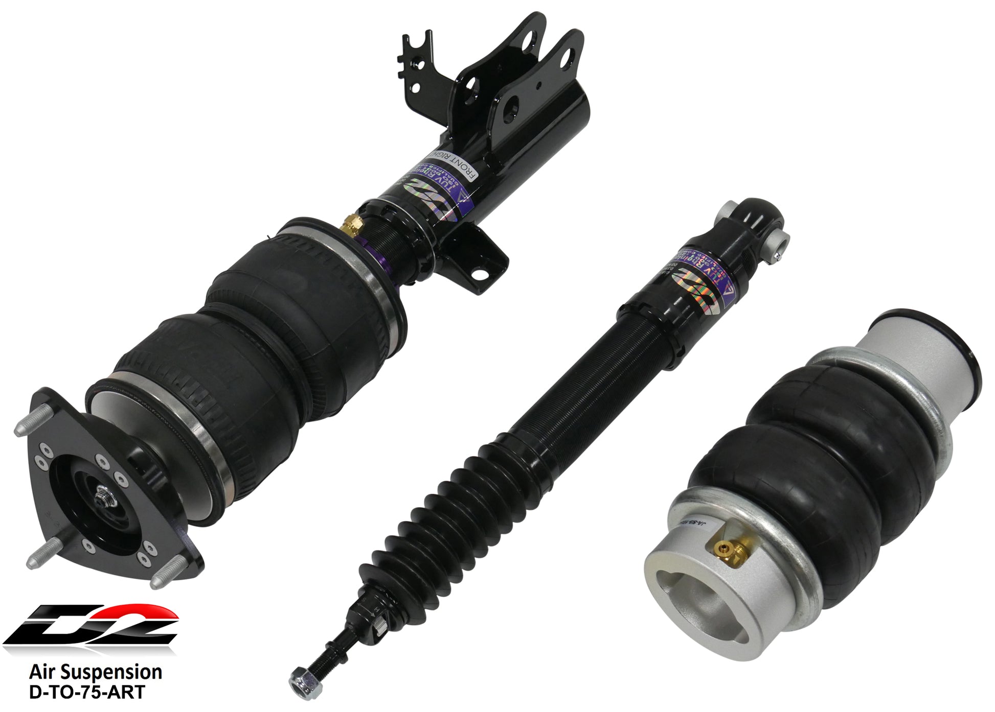 D2 Racing Air Struts 18+ Toyota Camry FWD - Graveyard Performance
