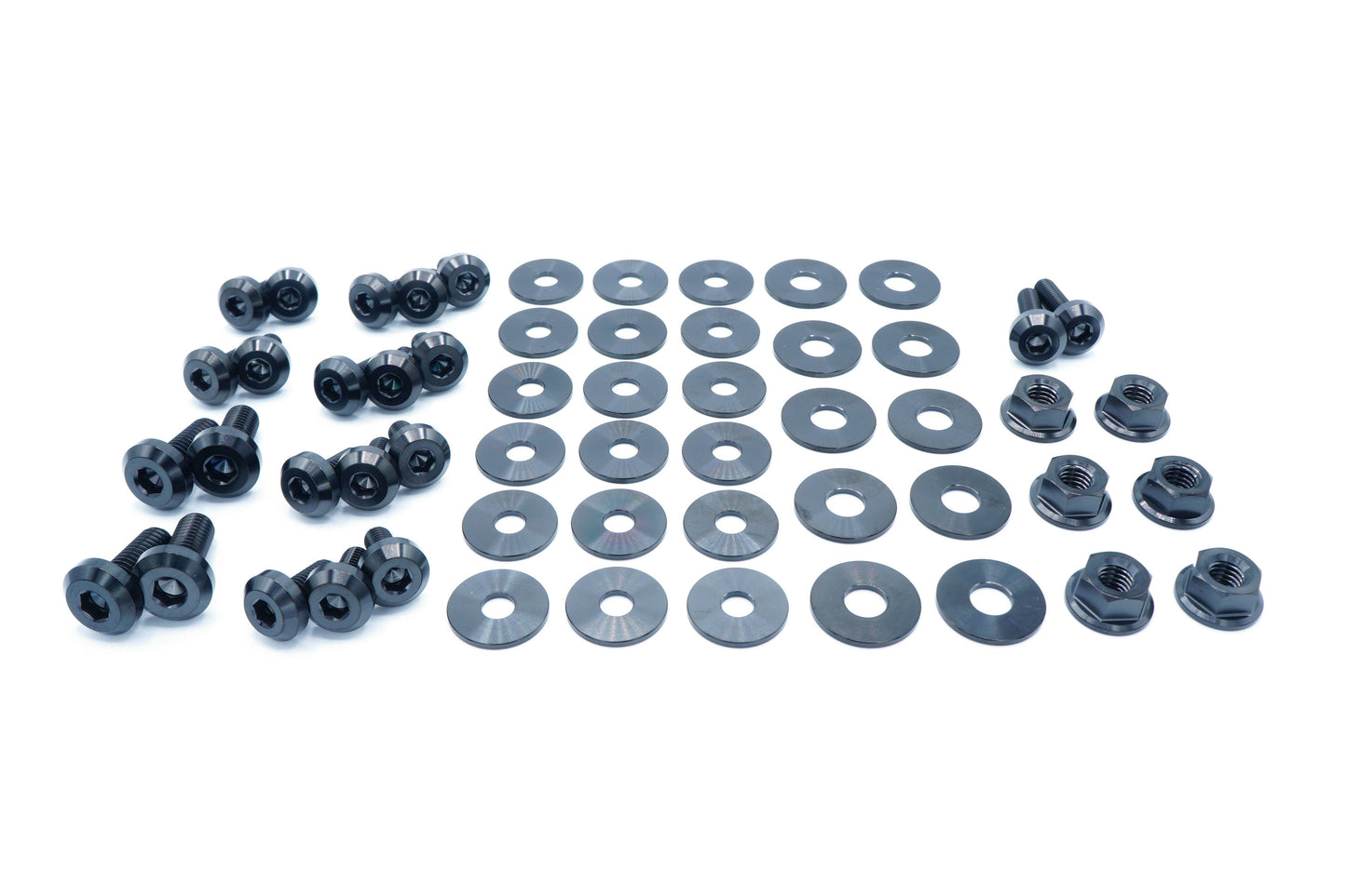 Stage 1 Titanium Hardware Engine Bay Kit - Dodge Charger (2015-2023) - Graveyard Performance