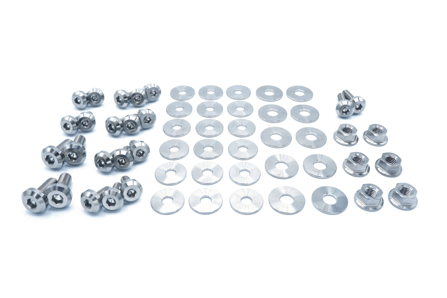 Stage 1 Titanium Hardware Engine Bay Kit - Dodge Charger (2015-2023) - Graveyard Performance