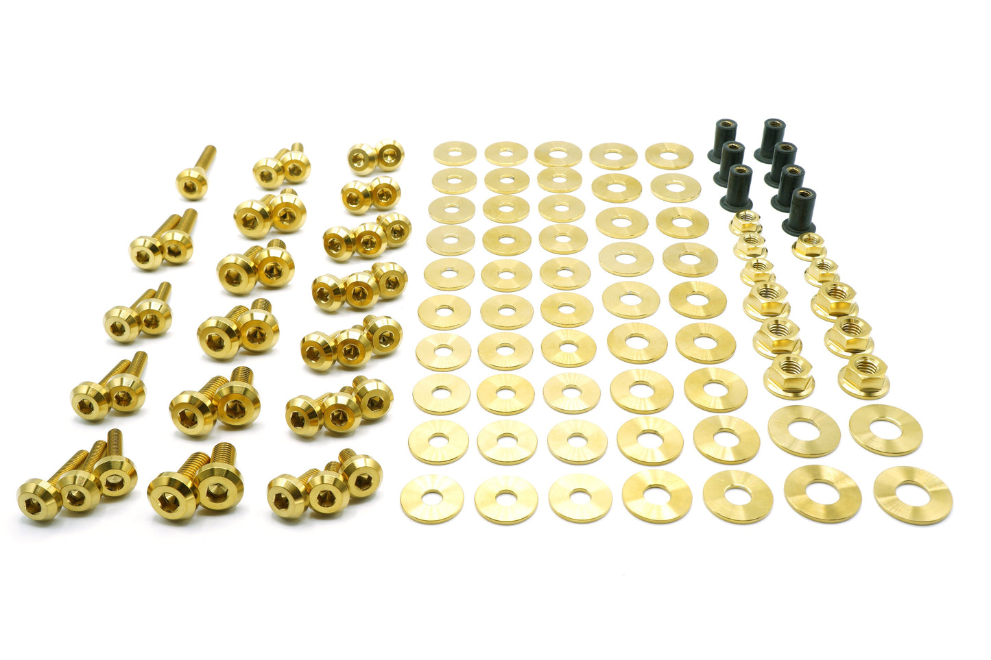 Stage 2 Titanium Hardware Engine Bay Kit - Dodge Charger (2015-2023) - Graveyard Performance
