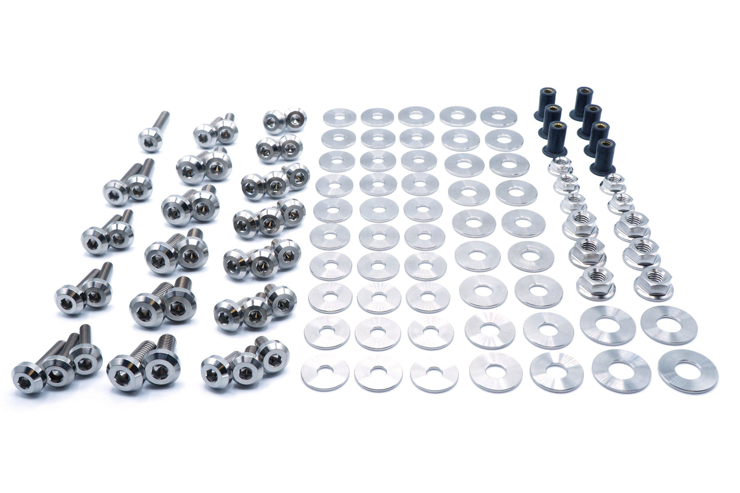 Stage 2 Titanium Hardware Engine Bay Kit - Dodge Charger (2015-2023) - Graveyard Performance