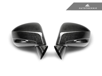 AutoTecknic Replacement Dry Carbon Mirror Covers - Nissan R35 GTR - Graveyard Performance