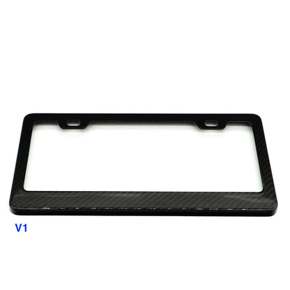 JDC Dry Carbon Fiber License Plate Frames (Gloss, Matte, & Forged) - Graveyard Performance