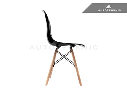 AutoTecknic Midcentury Dry Carbon Dowel-Leg Side Chair - Graveyard Performance