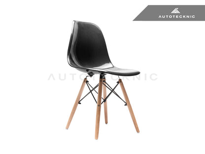AutoTecknic Midcentury Dry Carbon Dowel-Leg Side Chair - Graveyard Performance