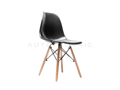 AutoTecknic Midcentury Dry Carbon Dowel-Leg Side Chair - Graveyard Performance