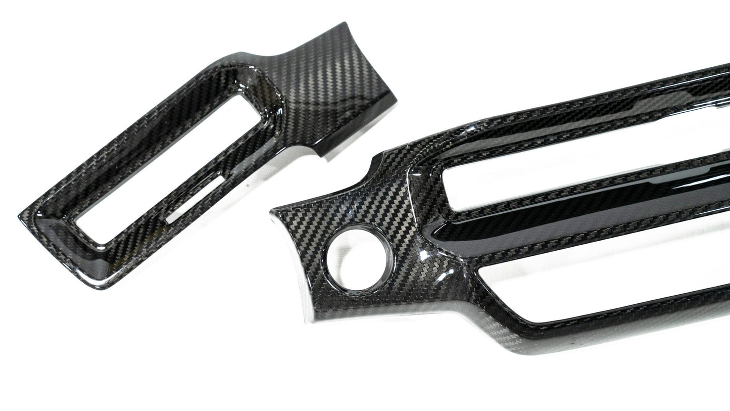 OLM LE Carbon Fiber Interior Dash Cover (2pc) - 2022+ FL Honda Civic  / FL5 Type R - Graveyard Performance