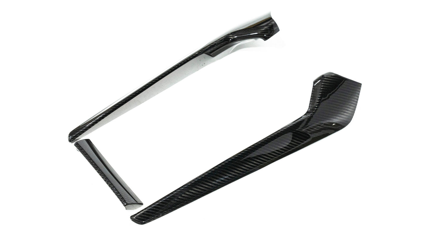 OLM LE Carbon Fiber Shift Panel Side Covers (3pc) - 2023+ Honda Civic FL5 Type R - Graveyard Performance