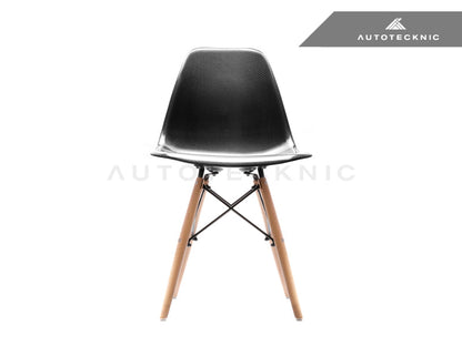 AutoTecknic Midcentury Dry Carbon Dowel-Leg Side Chair - Graveyard Performance