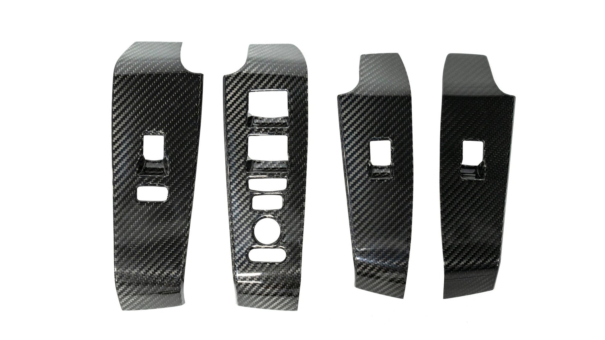 OLM LE Carbon Fiber Window Switch Panel Covers (Set of 4) - 2022+ FL Honda Civic / FL5 Type R - Graveyard Performance