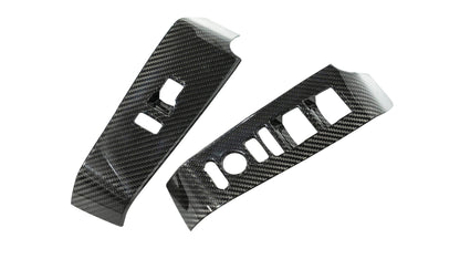 OLM LE Carbon Fiber Window Switch Panel Covers (Set of 4) - 2022+ FL Honda Civic / FL5 Type R - Graveyard Performance