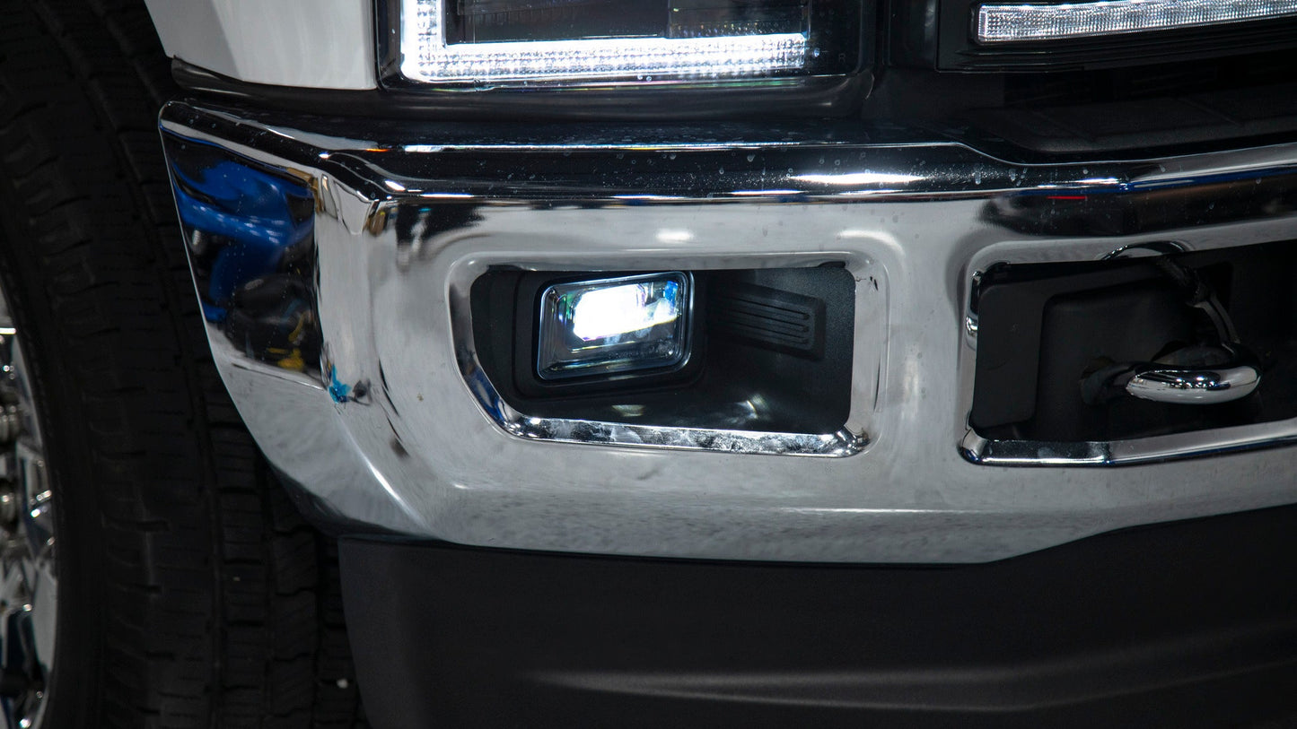 2015-2020 F150 / 2017-2022 F250 F350 LED Fog Lights w/Black Housing - OLM - Graveyard Performance